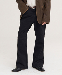 AKECII（アケシ）の「ラフパネルセギングフレアパンツ_フェードブラック（その他パンツ）」