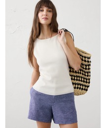 BANANA REPUBLIC FACTORY STORE コットン ボートネック セーター タンクトップ