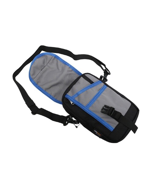 Overland(オーバーランド)の「【OverLand Equipment/オーバーランド・イクイップメント】OL253005/配色ミニショルダーバッグ/アウトドア/ユニセックス【WEB限定】(ショルダーバッグ・メンズ・グレー/ブラック/パープル・フリー)」の8枚目の写真