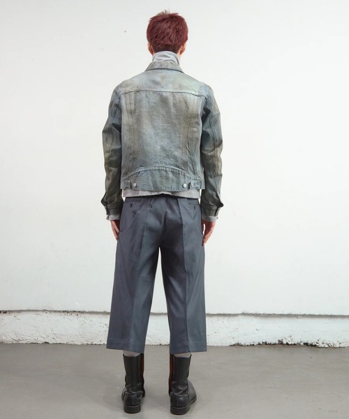 NVRFRGT（ネヴァーフォーゲット）の「DENIM TRUCKER JACKET（デニムジャケット・メンズ・インディゴブルー・2/3）」の2枚目の写真