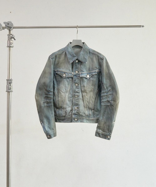 NVRFRGT（ネヴァーフォーゲット）の「DENIM TRUCKER JACKET（デニムジャケット・メンズ・インディゴブルー・2/3）」の4枚目の写真
