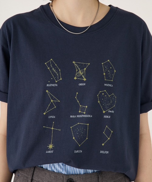 ONCILY（オンシェリー）の「MELTING HEART GRAPHIC T-SHIRT / メルティングハートグラフィックTシャツ（Tシャツ/カットソー・メンズ・ブラック/ホワイト系その他/イエロー/ネイビー/オフホワイト/ブラック系その他/ホワイト/ブラック系その他2/ネイビー系/ネイビー系1・SMALL/LARGE/MEDIUM）」の8枚目の写真