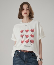 MELTING HEART GRAPHIC T-SHIRT / メルティングハートグラフィックTシャツ