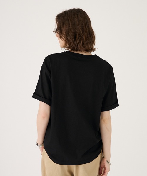 ONCILY（オンシェリー）の「MELTING HEART GRAPHIC T-SHIRT / メルティングハートグラフィックTシャツ（Tシャツ/カットソー・メンズ・ブラック/ホワイト系その他/イエロー/ネイビー/オフホワイト/ブラック系その他/ホワイト/ブラック系その他2/ネイビー系/ネイビー系1・SMALL/LARGE/MEDIUM）」の16枚目の写真