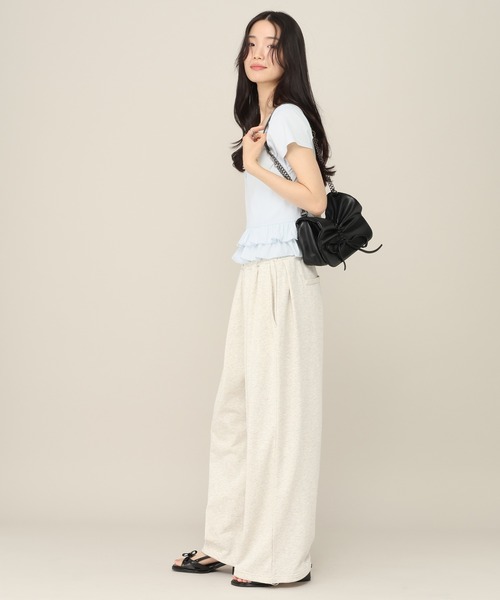 Heather（ヘザー）の「レイヤードヘンリーネックTEE　774726（Tシャツ/カットソー・レディース・イエロー/アイボリー/ブルー・FREE）」の20枚目の写真