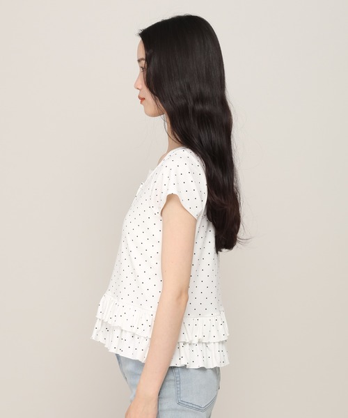 Heather（ヘザー）の「レイヤードヘンリーネックTEE　774726（Tシャツ/カットソー・レディース・イエロー/アイボリー/ブルー・FREE）」の22枚目の写真