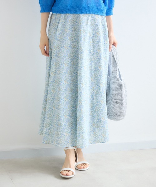 KATHARINE ROSS(キャサリンロス)の「【MADE IN JAPAN】NAZANINプリントスカートMade With Liberty Fabrics(スカート・レディース・ブルー/オレンジ/ピンク・FREE)」の18枚目の写真