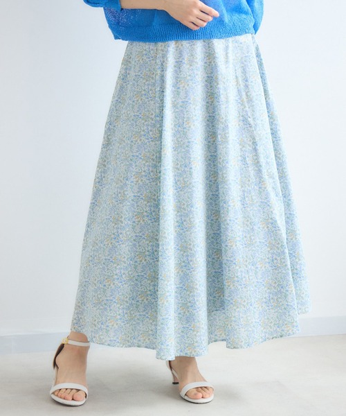KATHARINE ROSS(キャサリンロス)の「【MADE IN JAPAN】NAZANINプリントスカートMade With Liberty Fabrics(スカート・レディース・ブルー/オレンジ/ピンク・FREE)」の19枚目の写真