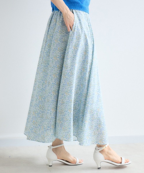 KATHARINE ROSS(キャサリンロス)の「【MADE IN JAPAN】NAZANINプリントスカートMade With Liberty Fabrics(スカート・レディース・ブルー/オレンジ/ピンク・FREE)」の20枚目の写真