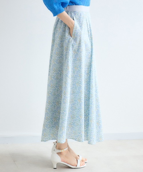 KATHARINE ROSS(キャサリンロス)の「【MADE IN JAPAN】NAZANINプリントスカートMade With Liberty Fabrics(スカート・レディース・ブルー/オレンジ/ピンク・FREE)」の21枚目の写真