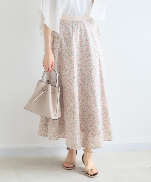 KATHARINE ROSS(キャサリンロス)の「【MADE IN JAPAN】NAZANINプリントスカートMade With Liberty Fabrics(スカート・レディース・ブルー/オレンジ/ピンク・FREE)」の7枚目の写真