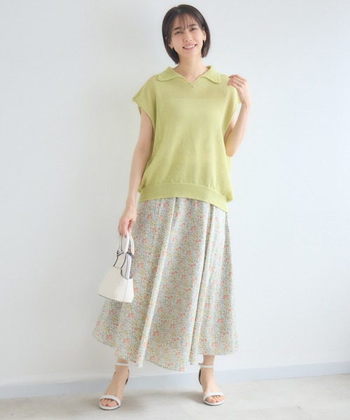 KATHARINE ROSS(キャサリンロス)の「【MADE IN JAPAN】NAZANINプリントスカートMade With Liberty Fabrics(スカート・レディース・ブルー/オレンジ/ピンク・FREE)」の12枚目の写真