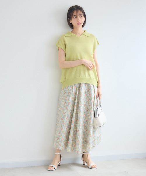 KATHARINE ROSS(キャサリンロス)の「【MADE IN JAPAN】NAZANINプリントスカートMade With Liberty Fabrics(スカート・レディース・ブルー/オレンジ/ピンク・FREE)」の13枚目の写真