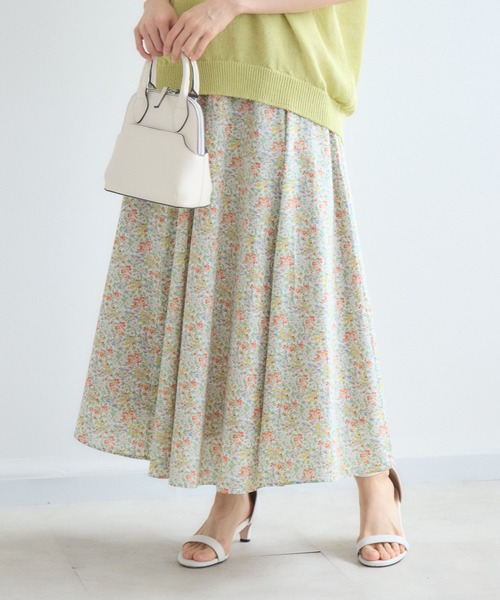 KATHARINE ROSS(キャサリンロス)の「【MADE IN JAPAN】NAZANINプリントスカートMade With Liberty Fabrics(スカート・レディース・ブルー/オレンジ/ピンク・FREE)」の9枚目の写真