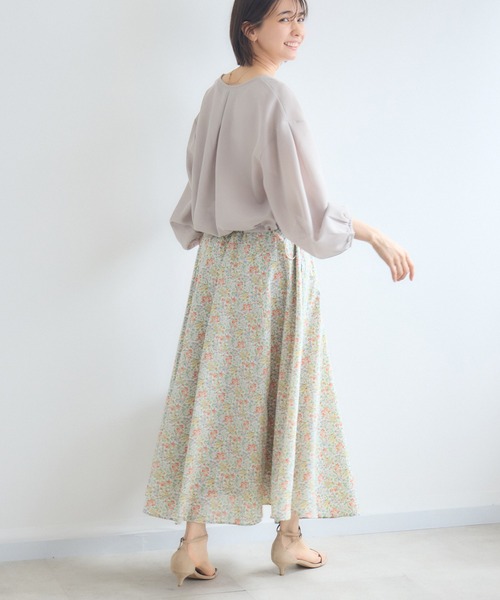KATHARINE ROSS(キャサリンロス)の「【MADE IN JAPAN】NAZANINプリントスカートMade With Liberty Fabrics(スカート・レディース・ブルー/オレンジ/ピンク・FREE)」の16枚目の写真