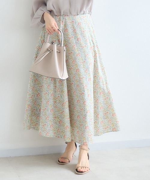 KATHARINE ROSS(キャサリンロス)の「【MADE IN JAPAN】NAZANINプリントスカートMade With Liberty Fabrics(スカート・レディース・ブルー/オレンジ/ピンク・FREE)」の14枚目の写真