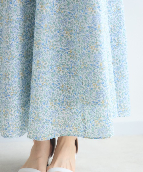 KATHARINE ROSS(キャサリンロス)の「【MADE IN JAPAN】NAZANINプリントスカートMade With Liberty Fabrics(スカート・レディース・ブルー/オレンジ/ピンク・FREE)」の5枚目の写真