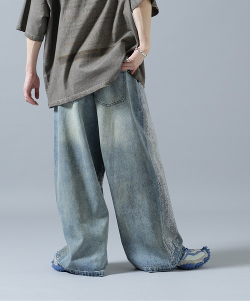 DANKE SCHON(ダンケシェーン)の「DankeSchon/ダンケシェーン/12oz BAGGY JEANS/SWARO(デニムパンツ・メンズ・インディゴブルー・S/M/L)」の5枚目の写真