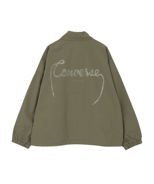 CONVERSE TOKYO（コンバーストウキョウ）の「スピンドルロゴプリントブルゾン（ブルゾン・レディース・ピンク/カーキ/ブラック・MEDIUM/SMALL）」の22枚目の写真