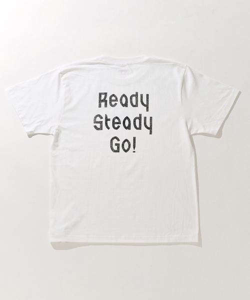 EDIFICE(エディフィス)の「Ready Steady Go! × 島津由行 別注 プリント Tシャツ(Tシャツ/カットソー・メンズ・ホワイト系その他/ホワイト/ブラック系その他/ブラック・LARGE/MEDIUM)」の11枚目の写真