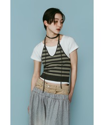 Knuth Marf | knit halter bustier(その他トップス)