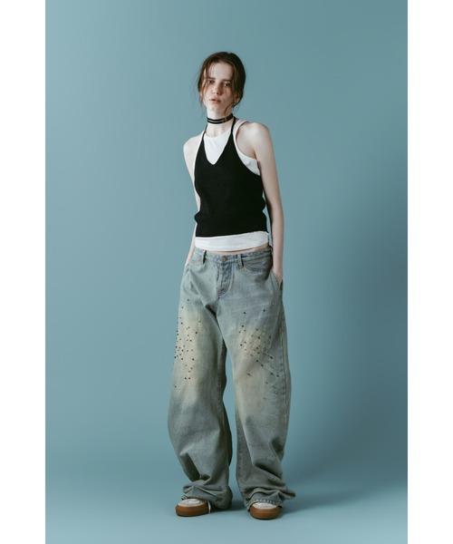 Knuth Marf(クヌースマーフ)の「knit halter bustier(その他トップス・レディース・ネイビー/ブラウン/グレー/グリーン・FREE)」の5枚目の写真
