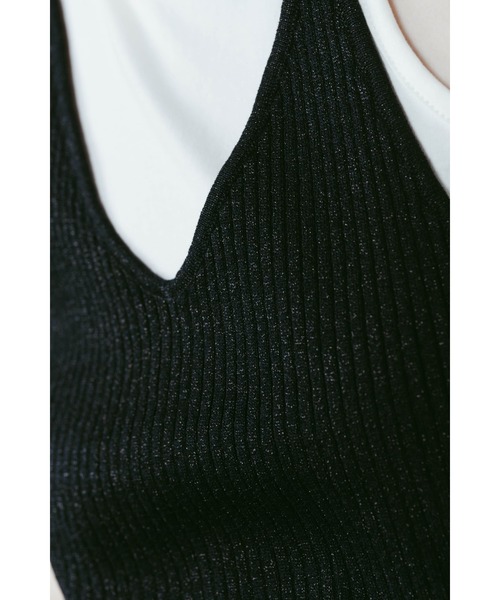 Knuth Marf(クヌースマーフ)の「knit halter bustier(その他トップス・レディース・ネイビー/ブラウン/グレー/グリーン・FREE)」の6枚目の写真