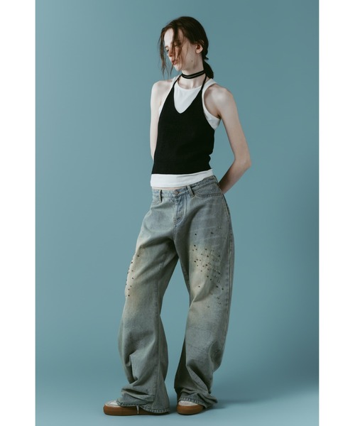 Knuth Marf(クヌースマーフ)の「knit halter bustier(その他トップス・レディース・ネイビー/ブラウン/グレー/グリーン・FREE)」の7枚目の写真