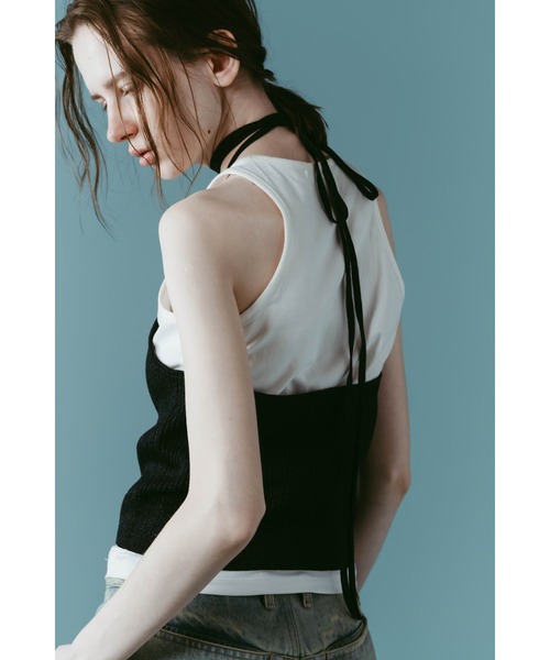 Knuth Marf(クヌースマーフ)の「knit halter bustier(その他トップス・レディース・ネイビー/ブラウン/グレー/グリーン・FREE)」の9枚目の写真