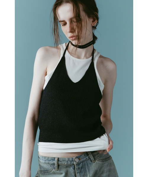 Knuth Marf(クヌースマーフ)の「knit halter bustier(その他トップス・レディース・ネイビー/ブラウン/グレー/グリーン・FREE)」の10枚目の写真