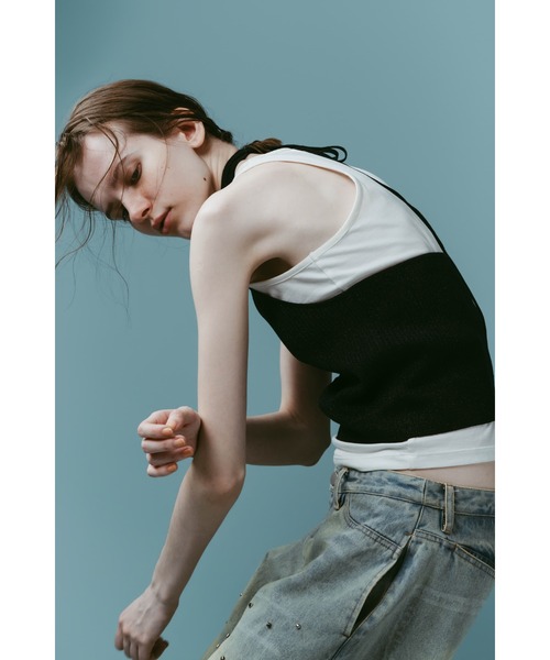 Knuth Marf(クヌースマーフ)の「knit halter bustier(その他トップス・レディース・ネイビー/ブラウン/グレー/グリーン・FREE)」の12枚目の写真