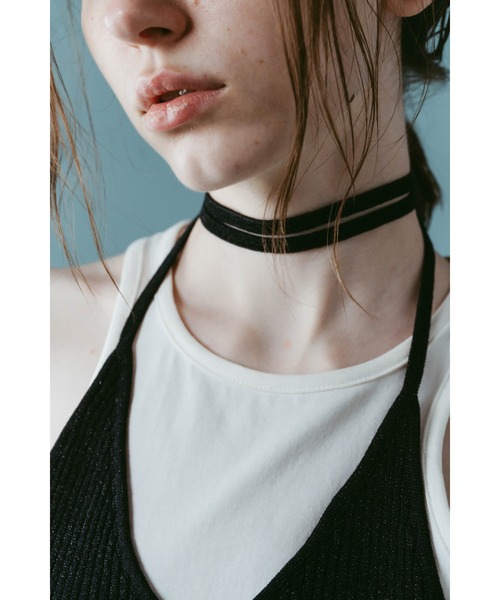 Knuth Marf(クヌースマーフ)の「knit halter bustier(その他トップス・レディース・ネイビー/ブラウン/グレー/グリーン・FREE)」の13枚目の写真