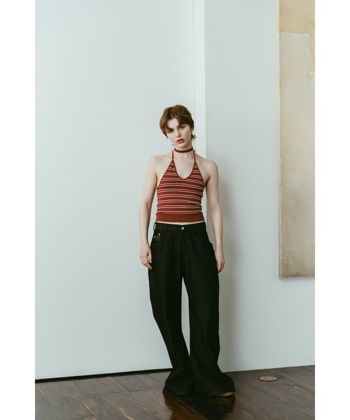 Knuth Marf(クヌースマーフ)の「knit halter bustier(その他トップス・レディース・ネイビー/ブラウン/グレー/グリーン・FREE)」の18枚目の写真