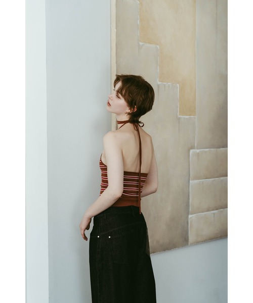 Knuth Marf(クヌースマーフ)の「knit halter bustier(その他トップス・レディース・ネイビー/ブラウン/グレー/グリーン・FREE)」の19枚目の写真