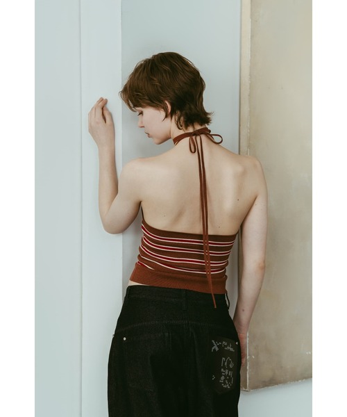 Knuth Marf(クヌースマーフ)の「knit halter bustier(その他トップス・レディース・ネイビー/ブラウン/グレー/グリーン・FREE)」の20枚目の写真