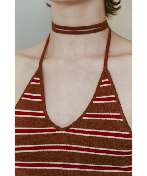 Knuth Marf(クヌースマーフ)の「knit halter bustier(その他トップス・レディース・ネイビー/ブラウン/グレー/グリーン・FREE)」の22枚目の写真