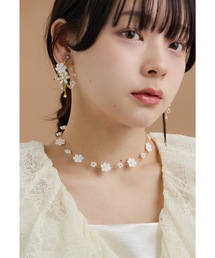 ネックレス イヤリングセット」に該当するゴールド/金色系の