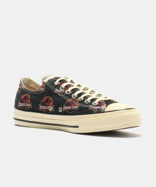 CONVERSE(コンバース)の「CONVERSE ALL STAR AGED LG OX / JURASSIC PARK 31315580(スニーカー・メンズ・ブラック・26cm/26.5cm/27cm/27.5cm/28cm)」の5枚目の写真