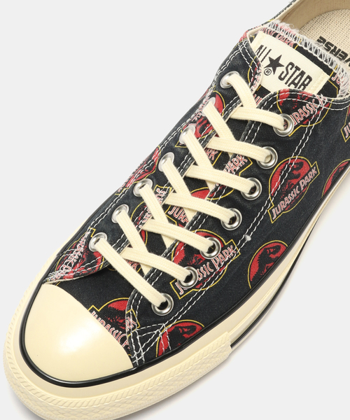 CONVERSE(コンバース)の「CONVERSE ALL STAR AGED LG OX / JURASSIC PARK 31315580(スニーカー・メンズ・ブラック・26cm/26.5cm/27cm/27.5cm/28cm)」の6枚目の写真