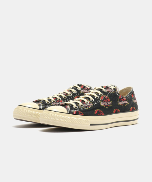 CONVERSE(コンバース)の「CONVERSE ALL STAR AGED LG OX / JURASSIC PARK 31315580(スニーカー・メンズ・ブラック・26cm/26.5cm/27cm/27.5cm/28cm)」の7枚目の写真