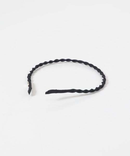 URBAN RESEARCH(アーバンリサーチ)の「decor『デコール』 TWIST HEADBAND(カチューシャ・レディース・モカ/ブラック・-)」の6枚目の写真