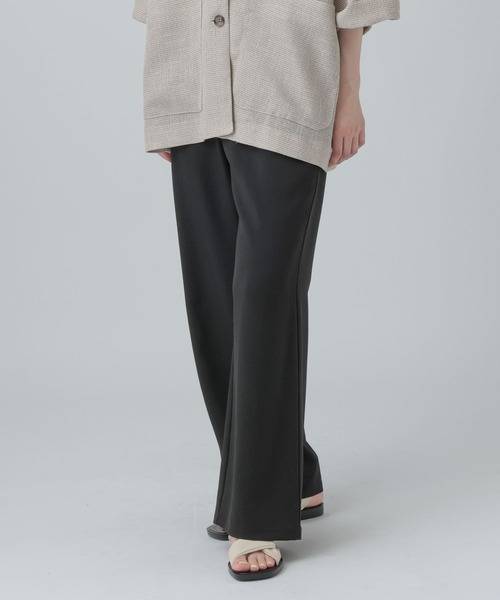 LEPSIM(レプシィム)の「ツイードストレートパンツ 647589(その他パンツ・レディース・ブラック/グレー・MEDIUM/LARGE)」の1枚目の写真
