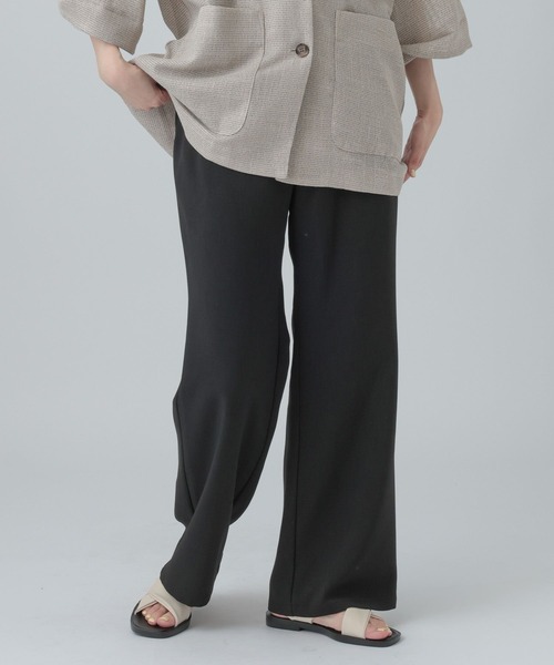 LEPSIM(レプシィム)の「ツイードストレートパンツ 647589(その他パンツ・レディース・ブラック/グレー・MEDIUM/LARGE)」の3枚目の写真