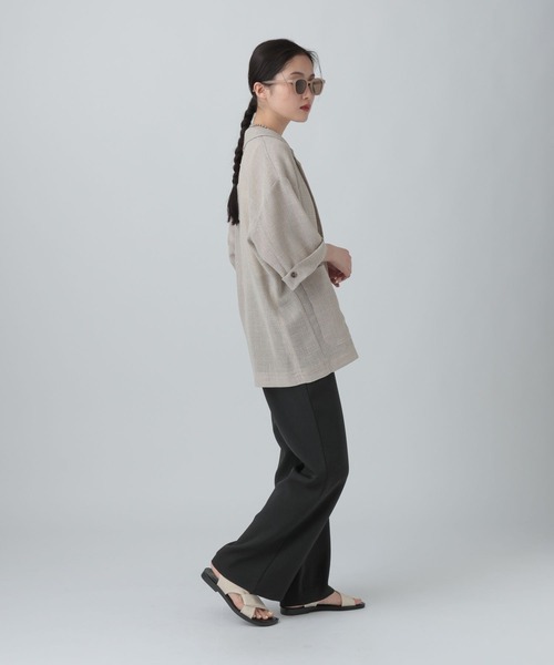 LEPSIM(レプシィム)の「ツイードストレートパンツ 647589(その他パンツ・レディース・ブラック/グレー・MEDIUM/LARGE)」の6枚目の写真