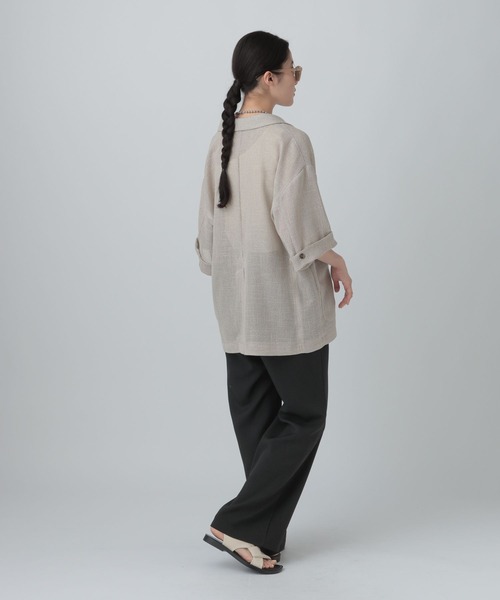 LEPSIM(レプシィム)の「ツイードストレートパンツ 647589(その他パンツ・レディース・ブラック/グレー・MEDIUM/LARGE)」の7枚目の写真