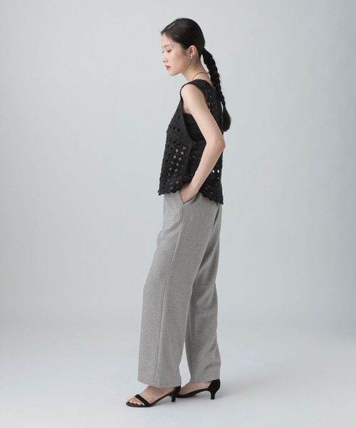 LEPSIM(レプシィム)の「ツイードストレートパンツ 647589(その他パンツ・レディース・ブラック/グレー・MEDIUM/LARGE)」の13枚目の写真