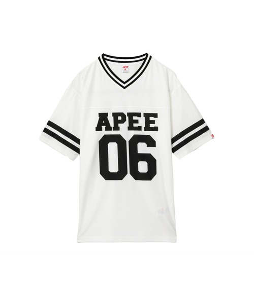 APEE 06 PRINTED FOOTBALL TEE #2（Tシャツ/カットソー）｜A BATHING