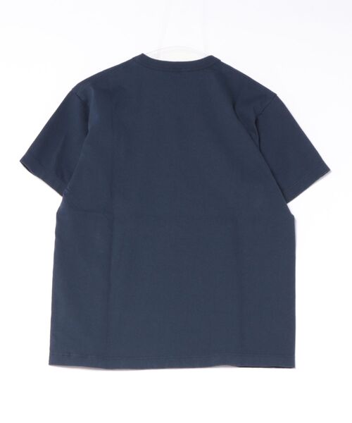 WHITESVILLE（ホワイツビル）の「WHITESVILLE | 18/-S/S T-SHIRT W/PRINT（Tシャツ/カットソー・レディース・ネイビー/オフホワイト・S）」の3枚目の写真