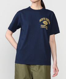 WHITESVILLE | コットン天竺 プリントTシャツ WOMEN