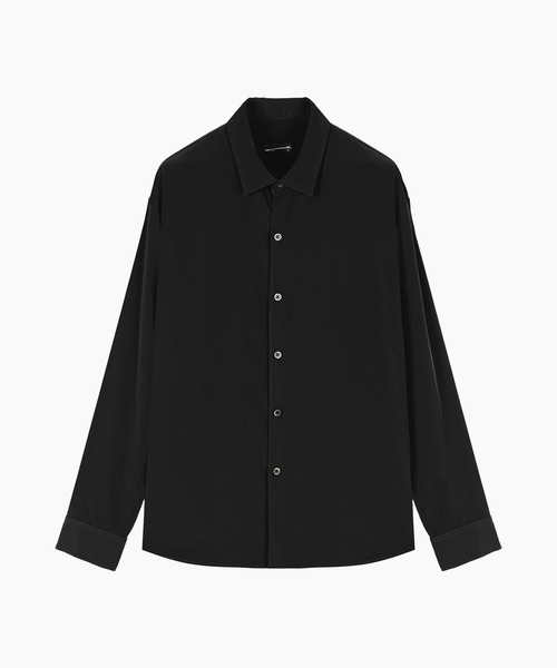 LAD MUSICIAN(ラッドミュージシャン)の「DECHINE COMFORT SHIRT(シャツ/ブラウス・メンズ・ネイビー系/ブラック・42/44/46)」の1枚目の写真